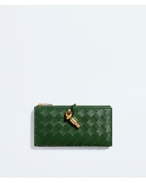 Bottega Veneta Andiamo Long Wallet - Green