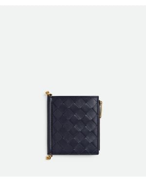 Bottega Veneta Kleines Solstice Bi-Fold Portemonnaie - Blau