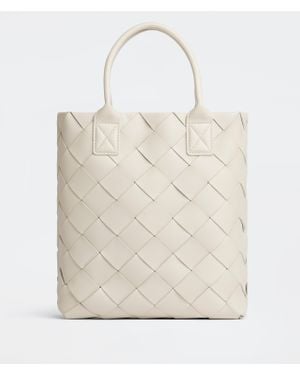 Bottega Veneta Maxi Tote Intreccio - Weiß