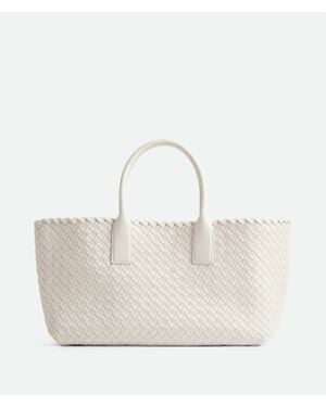 Bottega Veneta Kleine Cabat - Weiß