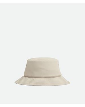 Bottega Veneta Tech Nylon Bucket Hat - White