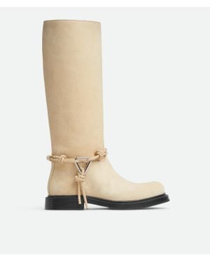 Bottega Veneta Leather James Knee-High Boots - White
