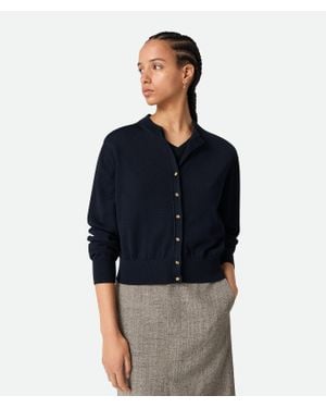 Bottega Veneta Cotton And Viscose Twinset - Blue