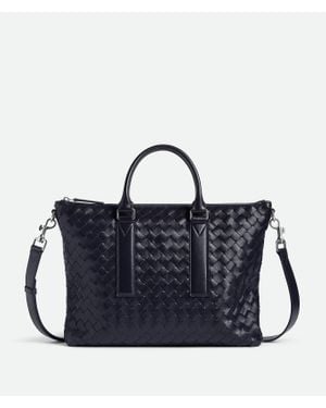 Bottega Veneta Intrecciato Soft Briefcase - Blue
