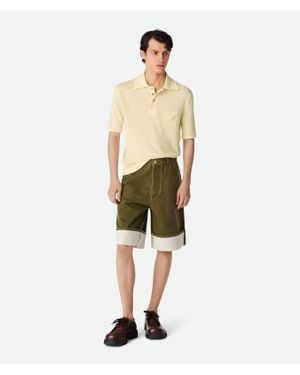 Bottega Veneta Coloured Denim Shorts - Green