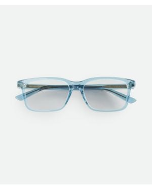 Bottega Veneta Classic Rectangular Eyeglasses - Blue