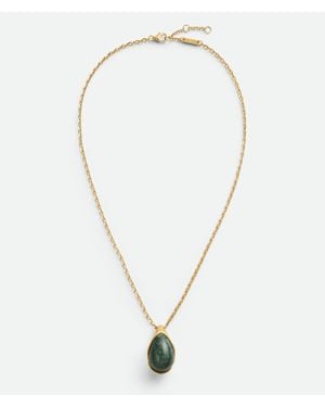 Bottega Veneta Drop Marble Pendant Necklace - Multicolor
