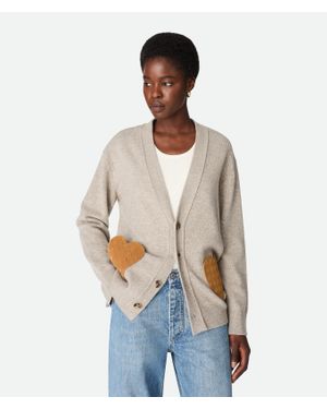 Bottega Veneta Cashmere Cardigan - White