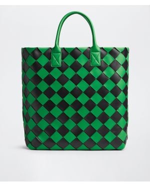 Bottega Veneta Maxi Tote Intreccio - Grün