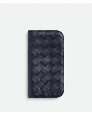 Bottega Veneta Intrecciato Iphone 16 Pro Hülle - Blau