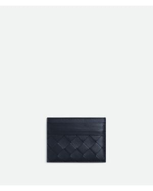 Bottega Veneta Intrecciato Kartenetui - Blau