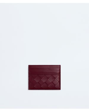 Bottega Veneta Intrecciato Credit Card Case - Purple