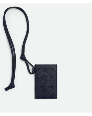Bottega Veneta Intrecciato Ausweisetui - Blau