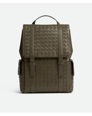 Bottega Veneta Intrecciato Back To School Backpack - Green