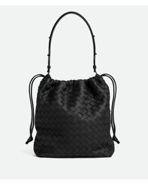 Bottega Veneta Sac Seau Intrecciato Biblioteca - Noir