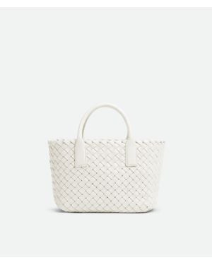 Bottega Veneta Mini Cabat - Weiß