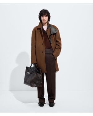 Bottega Veneta Wool And Cashmere Coat - Brown