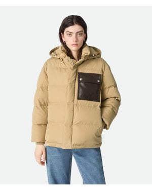 Bottega Veneta Steppjacke Aus Technischer Baumwolle - Natur