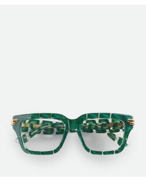 Bottega Veneta Quadratische Mitre Brille - Grün