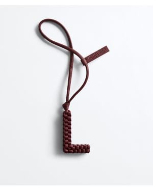 Bottega Veneta Buchstabe L-Charm - Weiß