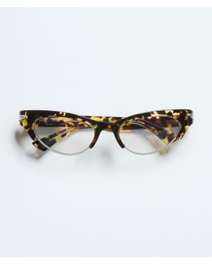 Bottega Veneta Angle Cat Eye Sunglasses - Multicolor