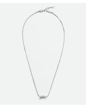 Bottega Veneta Knot Necklace - White
