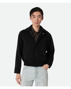 Bottega Veneta Grain De Poudre Blouson - Black