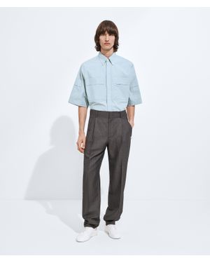 Bottega Veneta Wool And Mohair Trousers - White