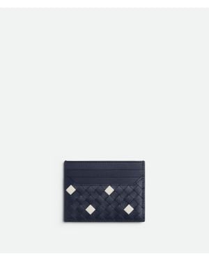 Bottega Veneta Intrecciato Piccolo Kartenetui - Blau