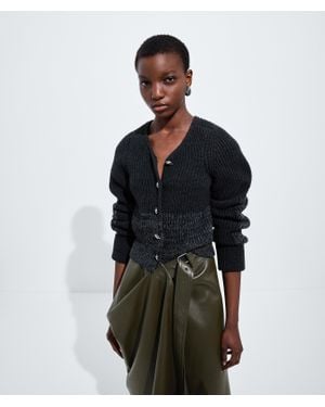 Bottega Veneta Cardigan Aus Wolle Und Kaschmir - Schwarz