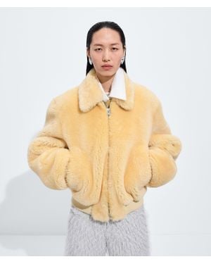 Bottega Veneta Shearling Blouson - Metallic