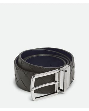 Bottega Veneta Intrecciato Wendegürtel - Blau