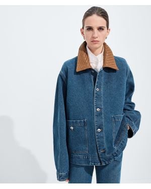 Bottega Veneta Medium Denim Jacket - Blue
