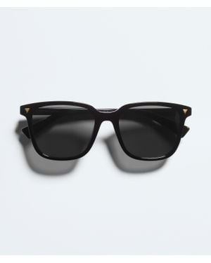 Bottega Veneta Soft Recycled Acetate Square Sunglasses - Brown