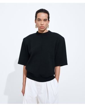 Bottega Veneta Wool Tailored Top - Black