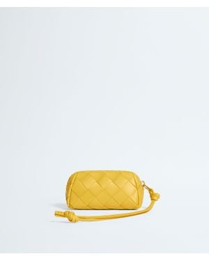 Bottega Veneta Intrecciato Micro Pouch - Yellow