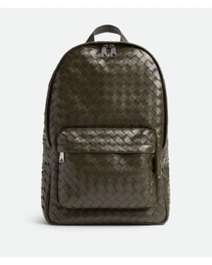 Bottega Veneta Intrecciato Rucksack - Grün