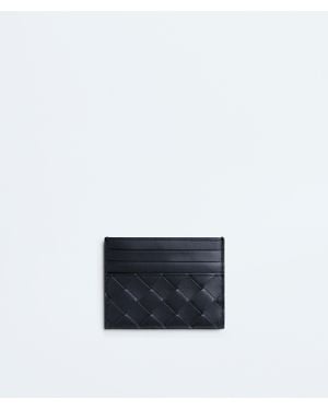 Bottega Veneta Intrecciato Credit Card Case - Blue