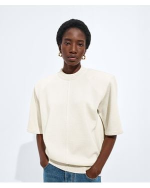 Bottega Veneta Wool Tailored Top - White