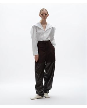 Bottega Veneta Compact Cotton Poplin Shirt - White