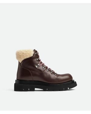 Bottega Veneta Lug Hiking Ankle Boot - Brown