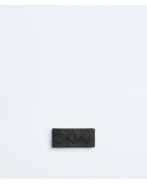 Bottega Veneta Intrecciato Money Clip - White