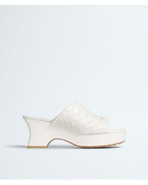 Bottega Veneta Rosita Wedge Mule - White
