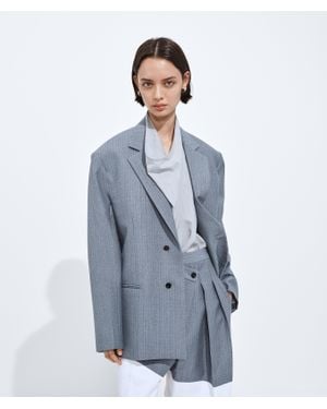 Bottega Veneta Wool And Mohair Jacket - Blue