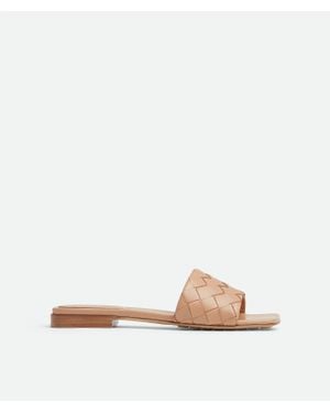 Bottega Veneta Parco Flat Mule - Natural