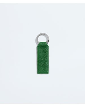 Bottega Veneta Woven Mycelium Key Ring - Green
