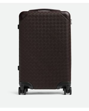 Bottega Veneta Odyssey Intrecciato Cabin Suitcase - Black