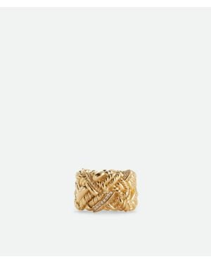 Bottega Veneta Intreccio Ring - Metallic