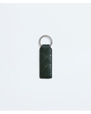 Bottega Veneta Schlüsselanhänger Mit Lasche - Weiß