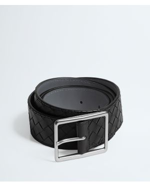 Bottega Veneta Intrecciato Piccolo Belt - Black
